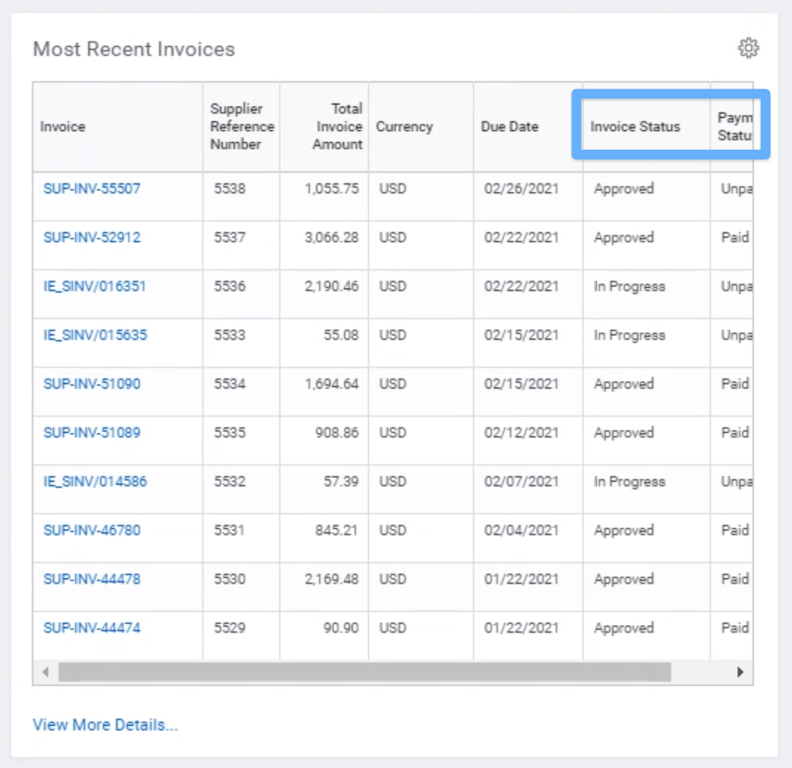 Workday Viewing Your Invoices and Payments Welocalize